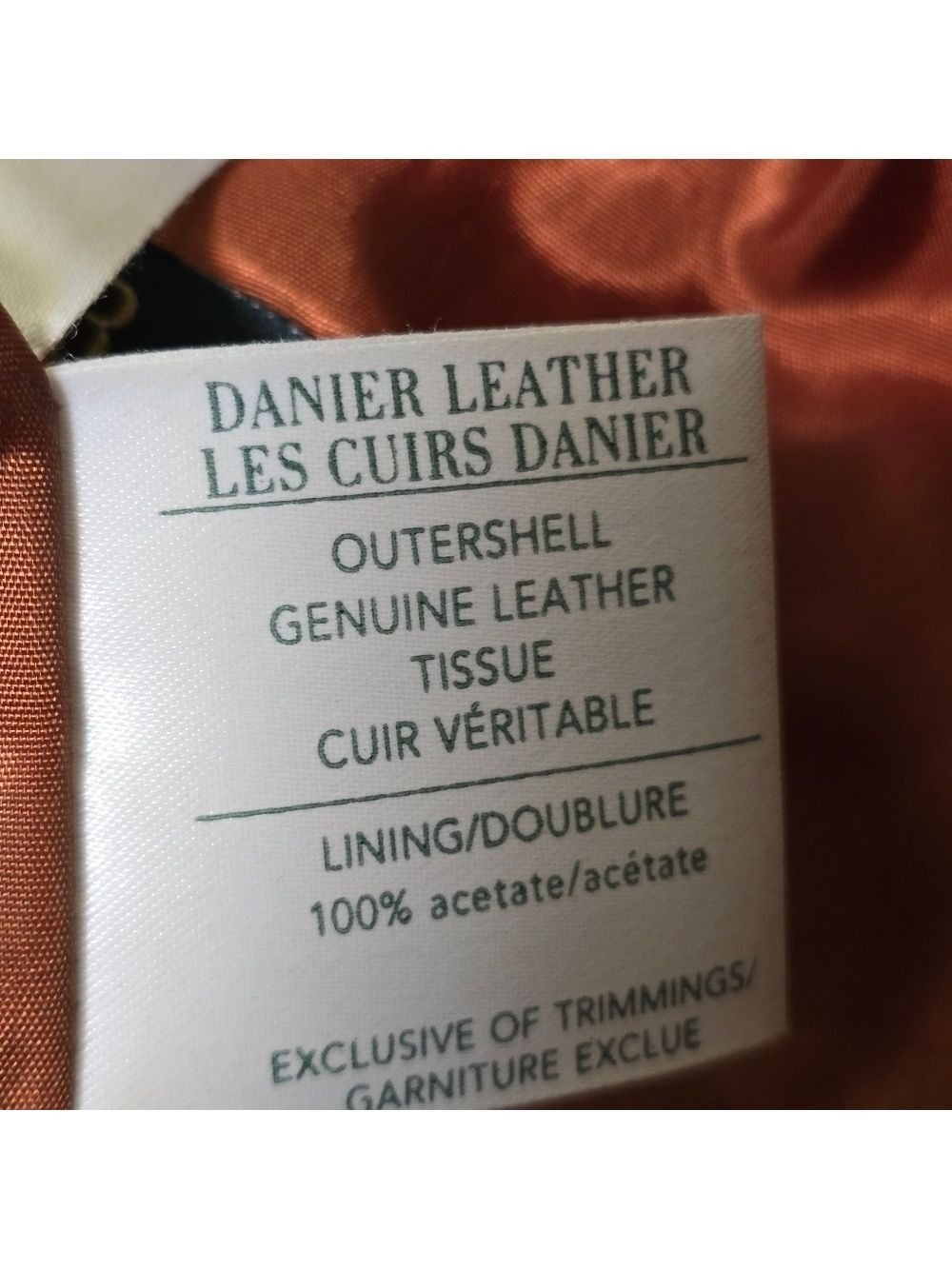 Vintage Danier genuine suede leather pants color camel size 10 - Picture 10 of 10
